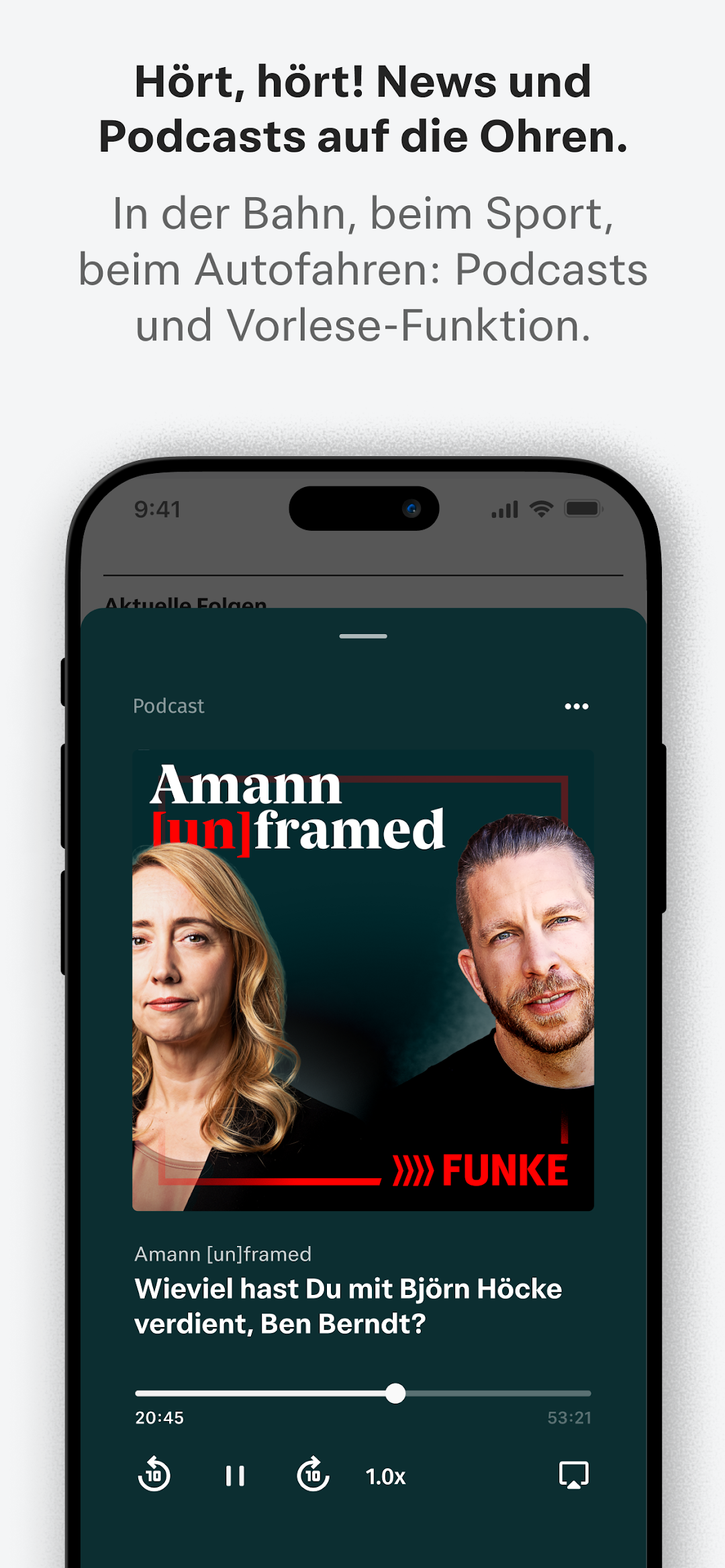 Berliner Morgenpost & FUNKE News Apps app screenshot