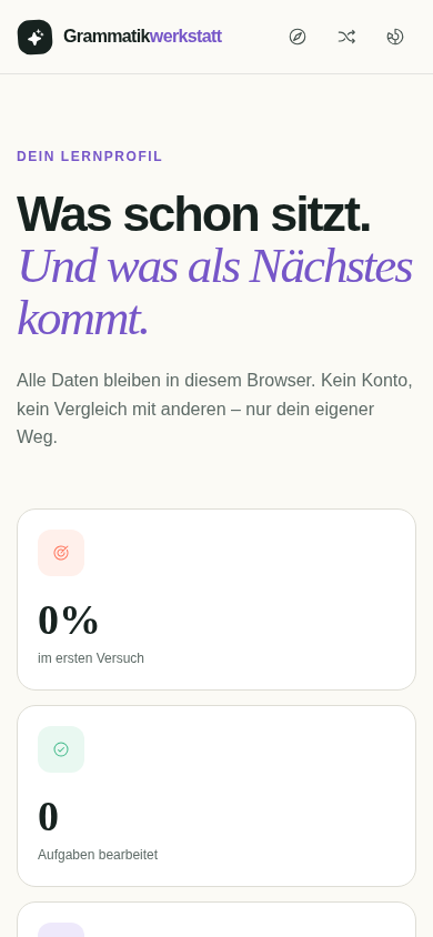 Grammatikwerkstatt app screenshot